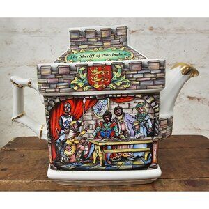Sadler Robin Hood Castle Themed Teapot